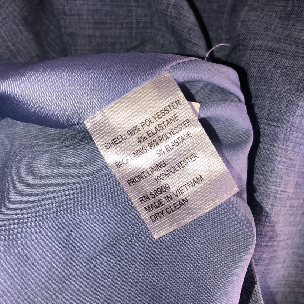 NWT Preston and York Sleeveless Mini V Neck Pleated‎ Dress Riviera Size 16 - Picture 8 of 9